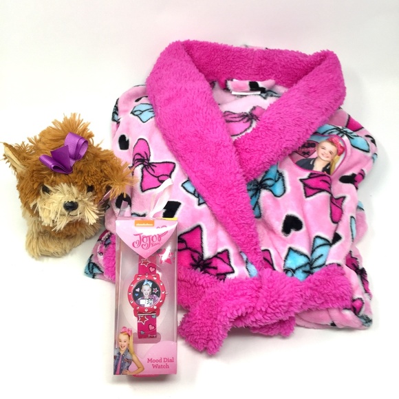 Nickelodeon Other - Jojo Siwa Fleece Bathrobe, BowWow Puppy & Watch
